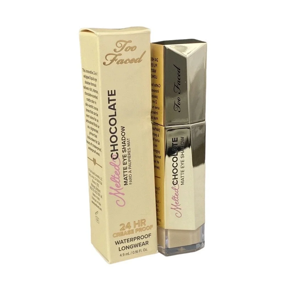 Too Faced Melted Chocolate Matte Eyeshadow  Cocoa Cream‎ .16oz/4.9ml NIB